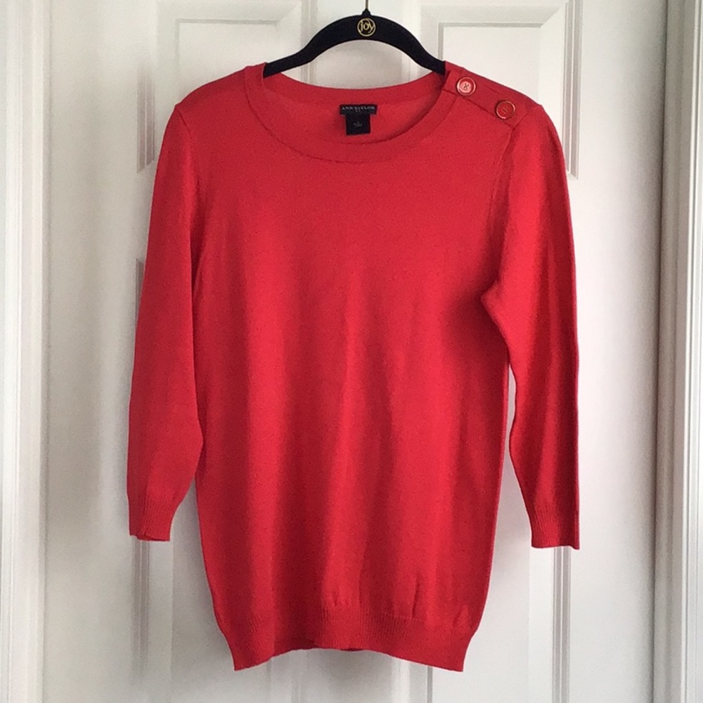 Ann Taylor ❤️ Rayon Nylon Blend Sweater Top